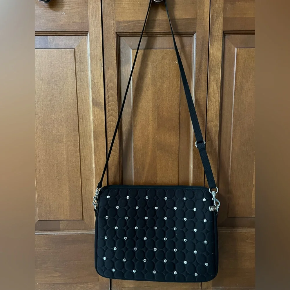 Rebecca Minkoff Black Quilted Computer Bag